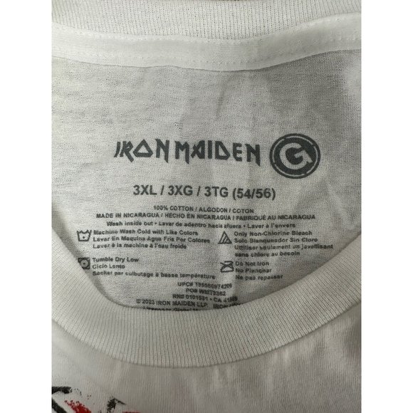 Iron Maiden World Piece Tour 1983 T-Shirt Mens 3XL Eddie Art 80s Metal Rock Band - Picture 3 of 4